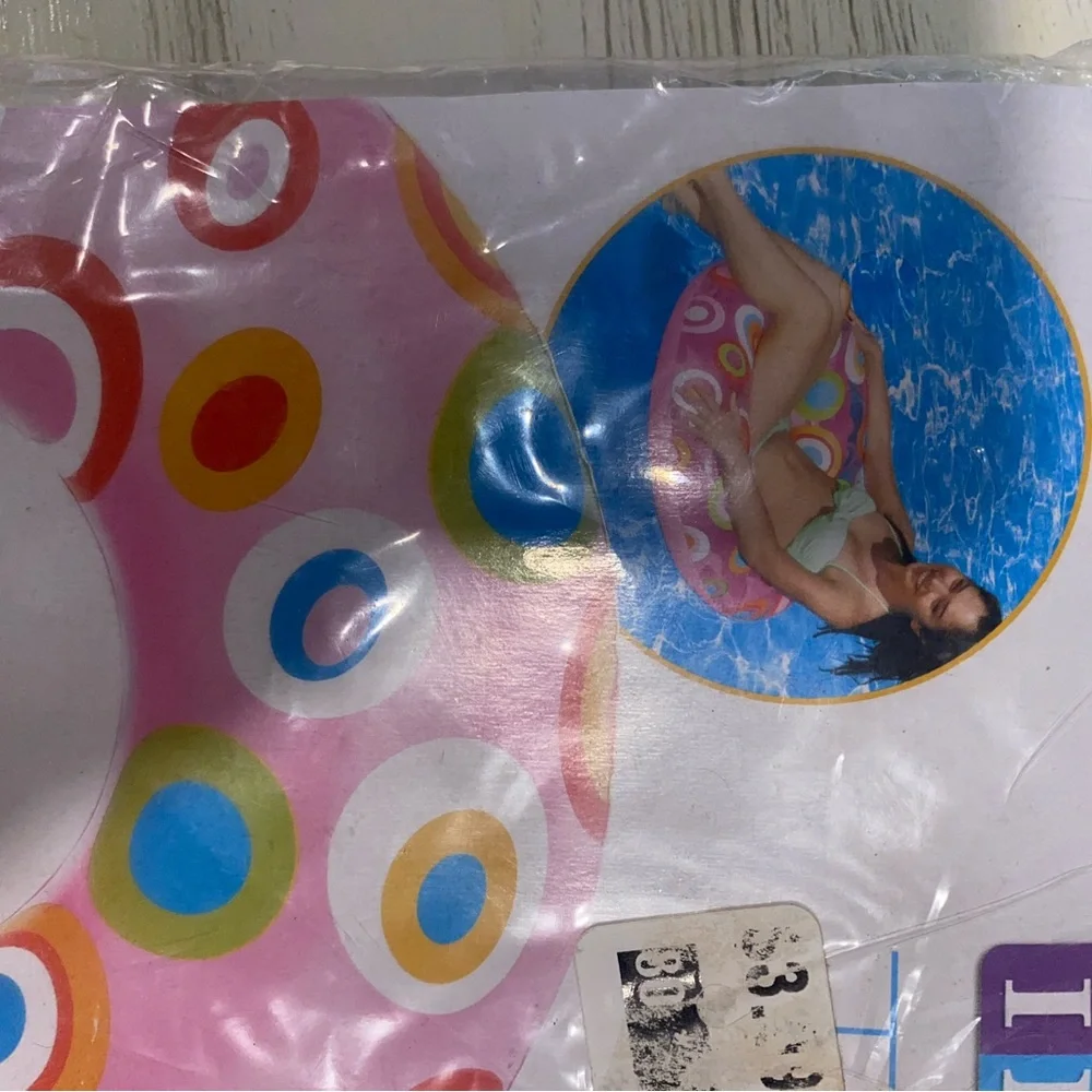Intex Pink Polka Dot Inflatable Swim Tube